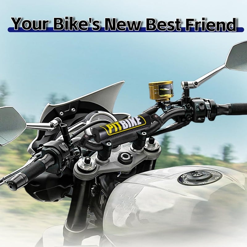 DAYIMADE 7/8" Pit Bike Handlebars with Foam Pad – Motorcycle Handlebars for CRF YZF KXF KLX RMZ DRZ Dirt Bikes, ATV, Quad, E-Bike Mods,T6 Aluminum 7/8 Motorcycle Handlebar Upgrade (Black) - Image 5